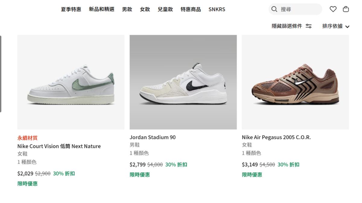 Nike官網瘋殺3天!話題鞋款JAM「現省千元」 限時7折