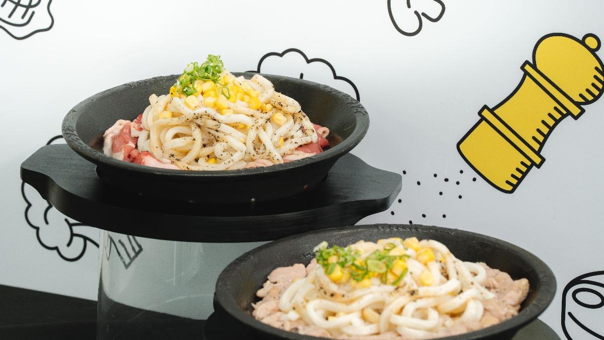 胡椒廚房更推出全新餐點「牛肉椒燒烏龍麵」。(圖/業者提供)