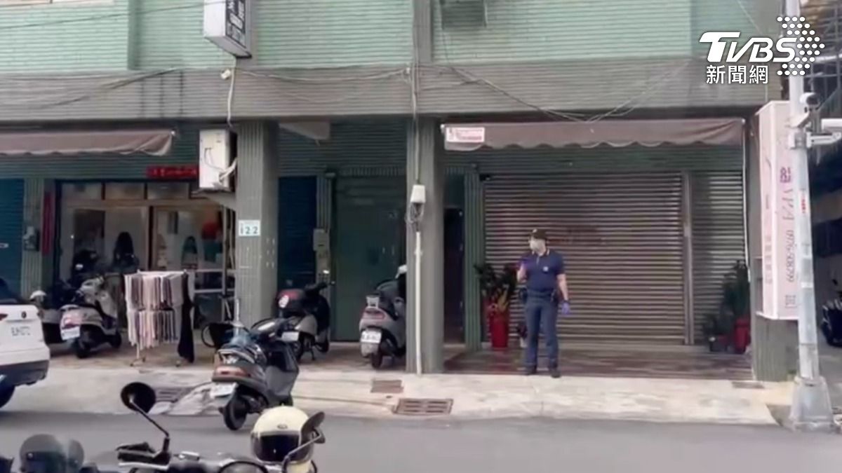 高雄市前金區今日發生一起陳屍案。(圖/TVBS)