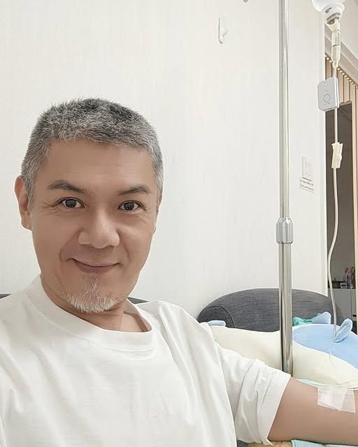 彭皓鋒接受治療,近日他在社群平台上更新近況。(圖/翻攝自IG@peter.pang.820)