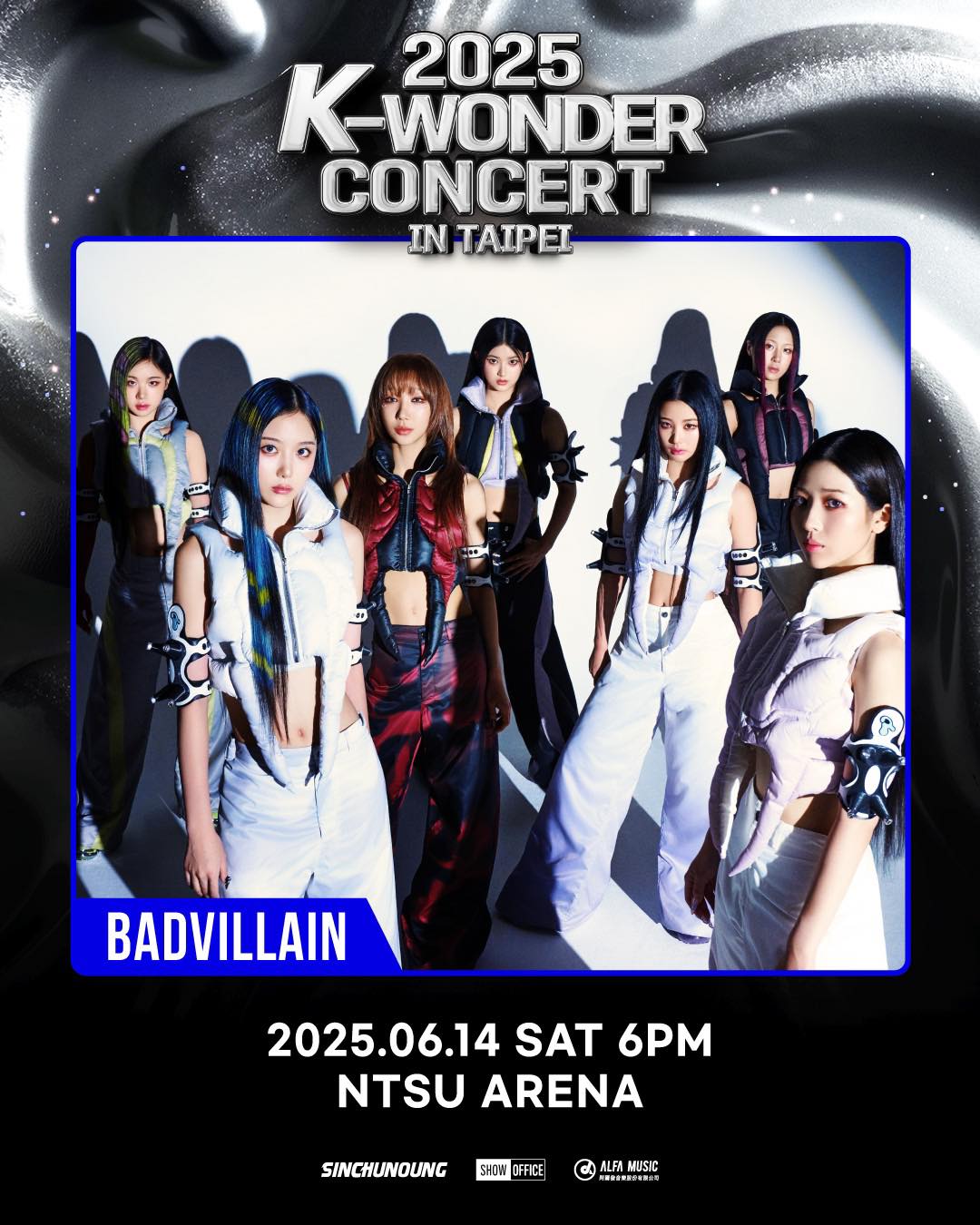BADVILLAIN-BADVILLAIN拼盤演唱會台灣-BADVILLAIN k-wonder 2025-k wonder 2025 BADVILLAIN-k-wonder-k wonder 2025-k wonder concert-k wonder concert 搶票