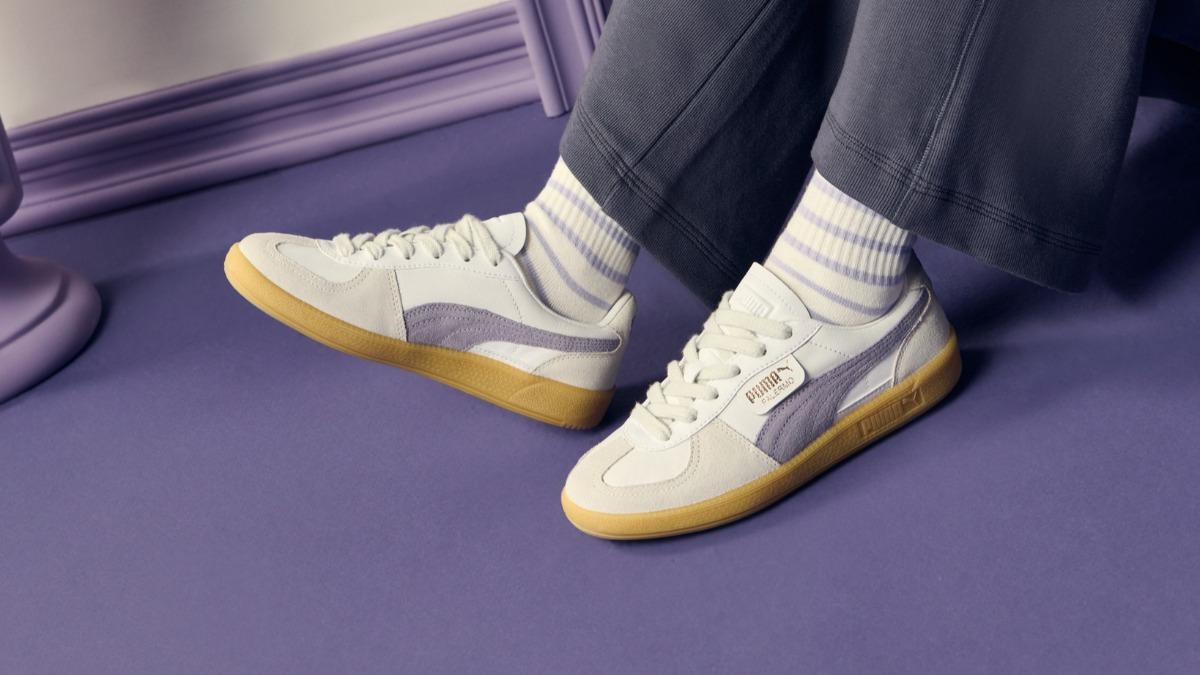 韓國女團BLACKPINK的Rosé掀起PUMA德訓鞋熱潮。（圖／翻攝自fb「PUMA」）
