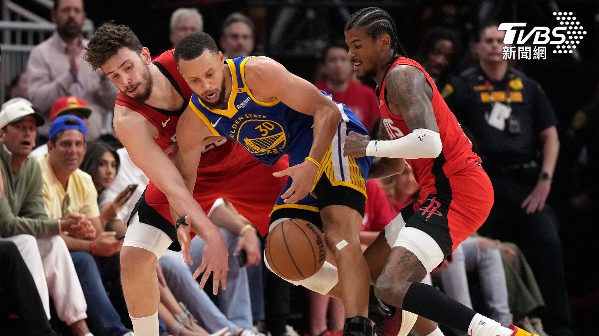 NBA季後賽/格林猛砍38分!8顆三分平隊史紀錄 火箭1:1勇士