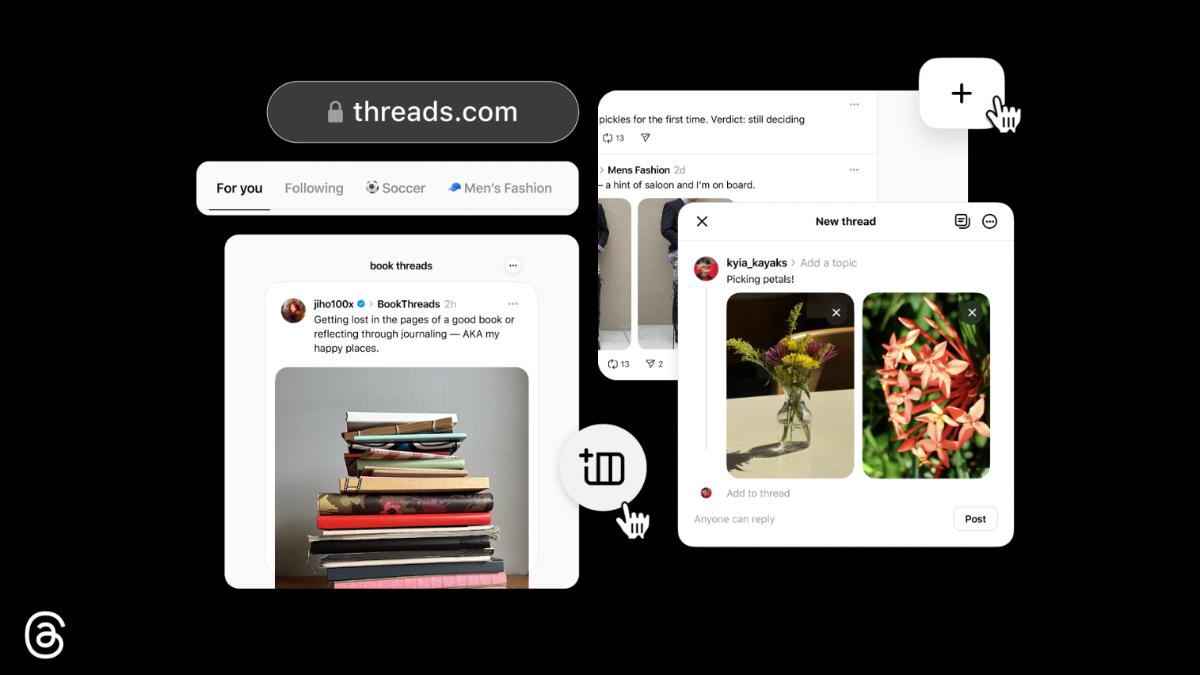 Threads.com上線!網頁版5新功能 可多欄檢視、圖片分享