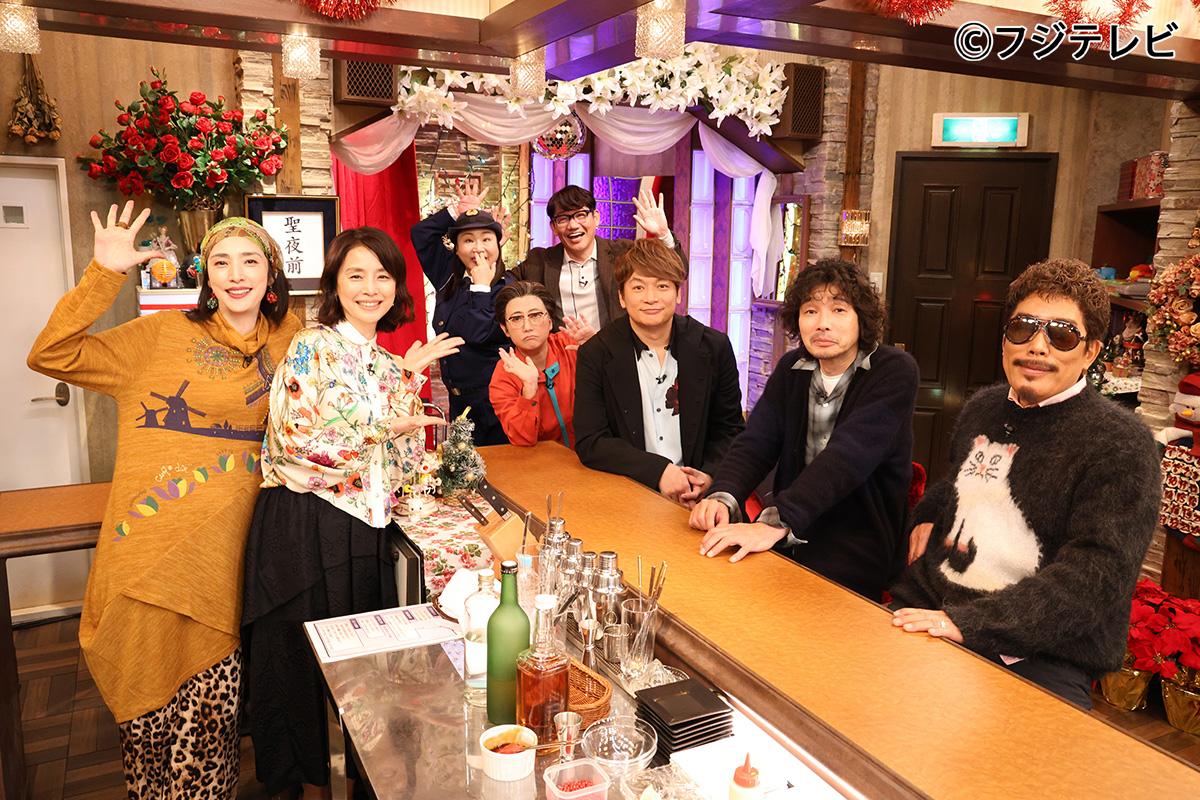 齊藤和義(右二)去年底曾上天海佑希(左一)的節目。(圖/翻攝自kantele推特)
