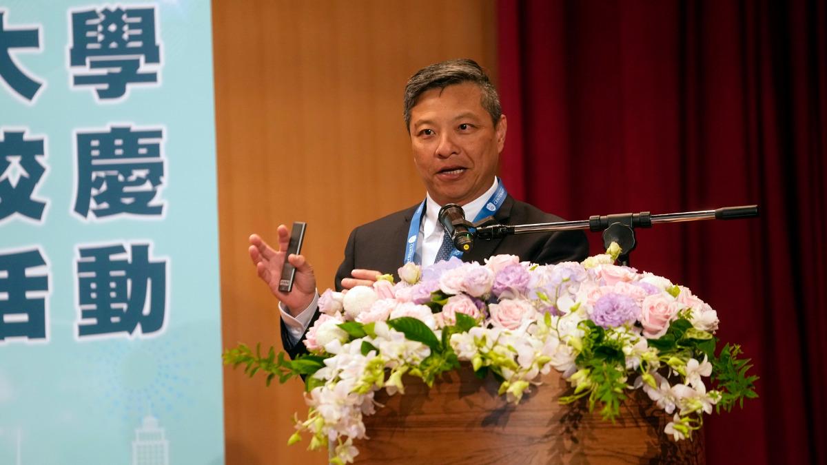 藍易振校長期望將永續理念融入校園文化