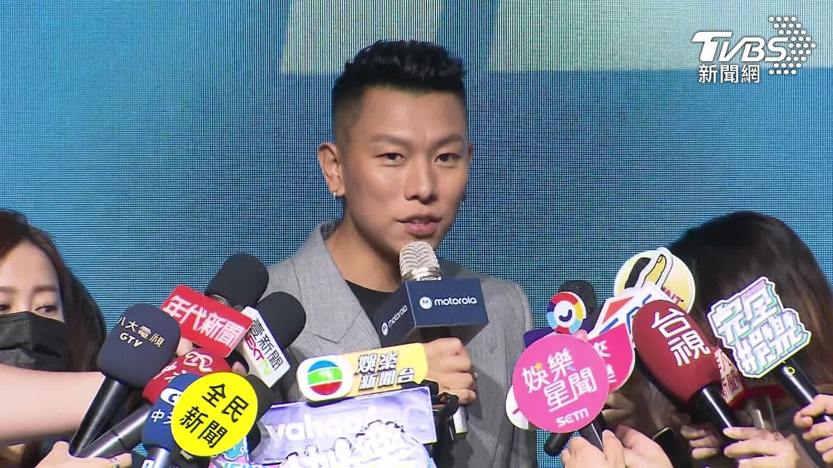 瘦子今天出席手機品牌代言活動。(圖/TVBS)