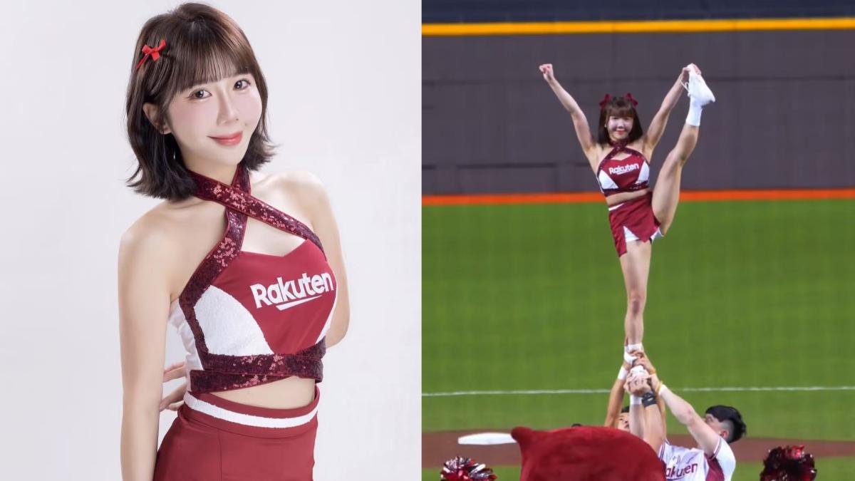 大巨蛋驚見超猛「空中一字馬」樂天女孩真實身分曝光！　竟是世界銅牌國手