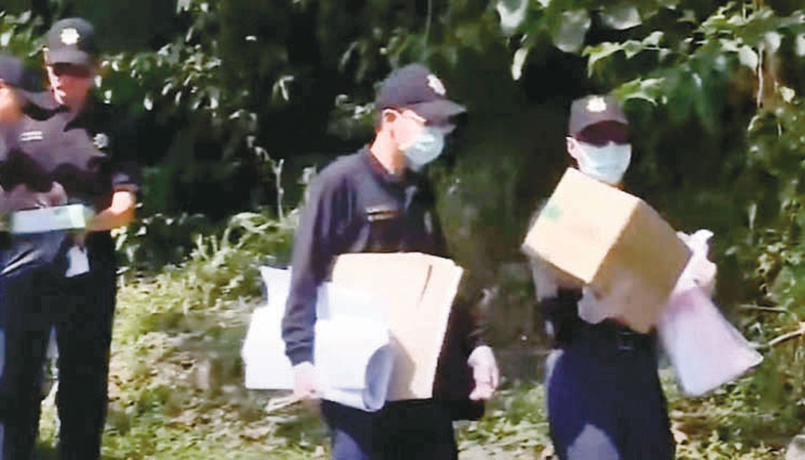 案發9年後,凶宅附近的慈雲山區發現2具白骨,經檢驗確認是劉志勤、林真米的遺骸。(圖/東森新聞提供)