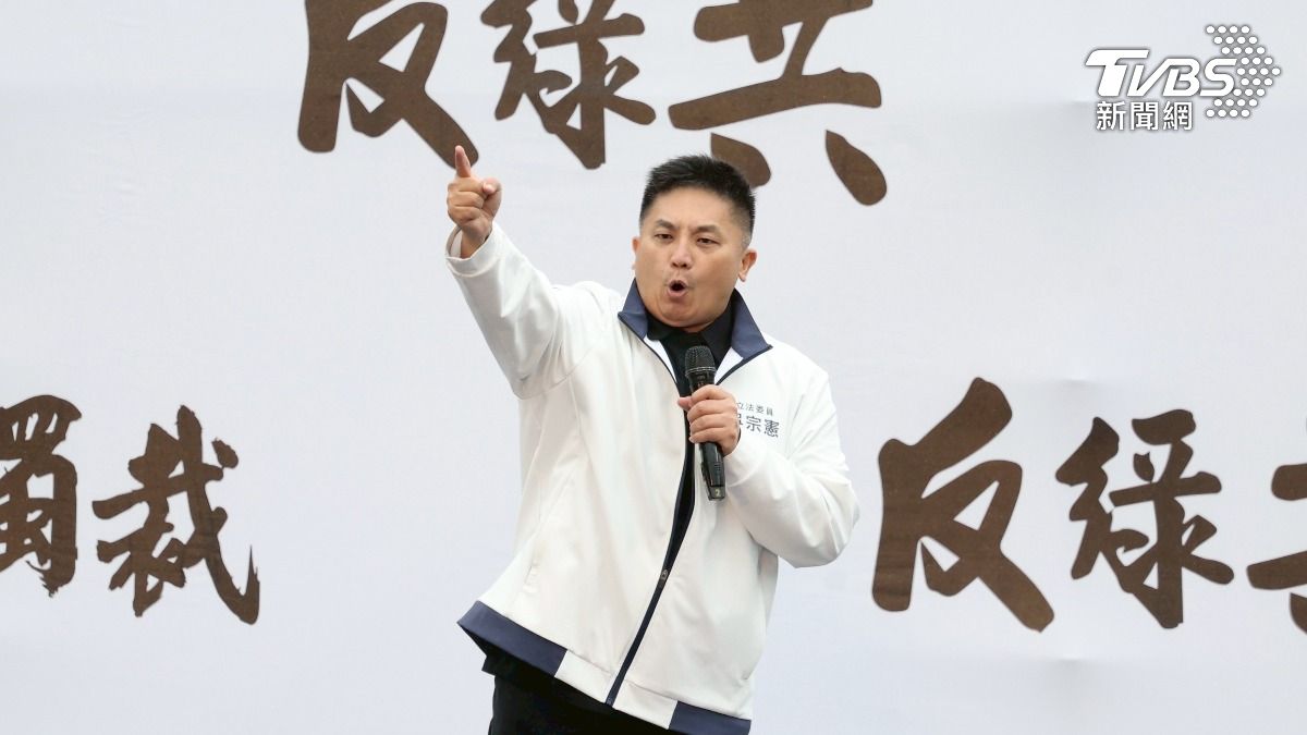 立委吳宗憲批民進黨操弄司法剷除政敵,將他從一介書生變成怒目金剛。(圖/華子琛攝)