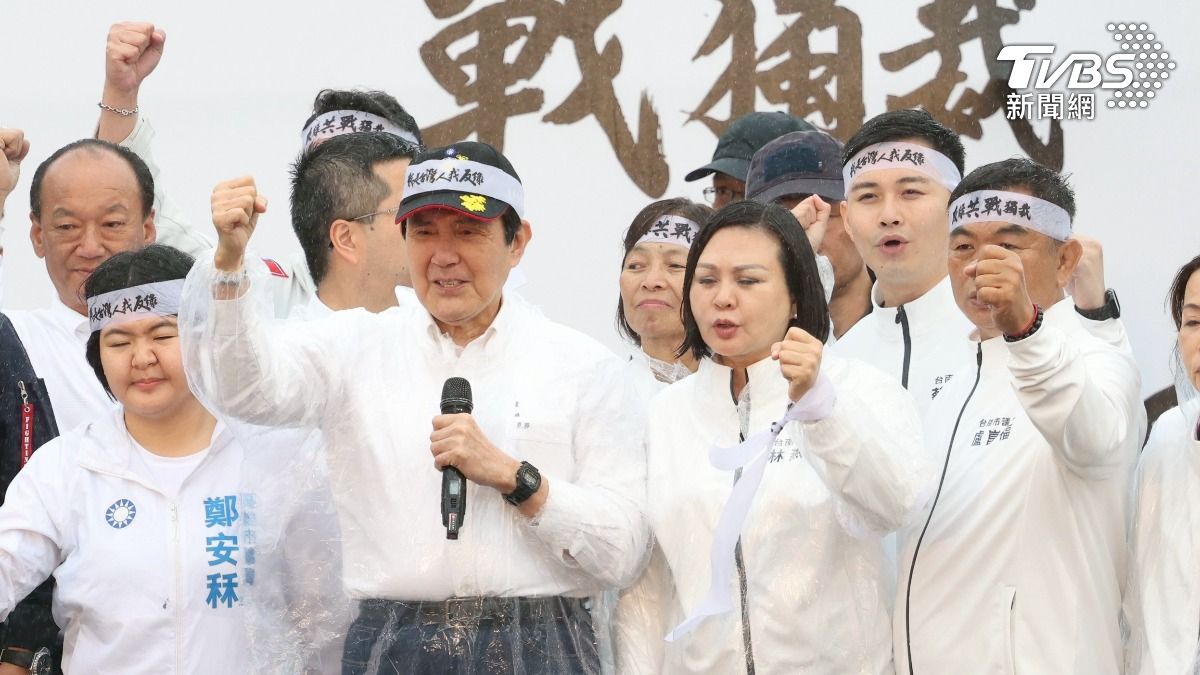 前總統馬英九批總統賴清德毀憲亂政。(圖/華子琛攝)