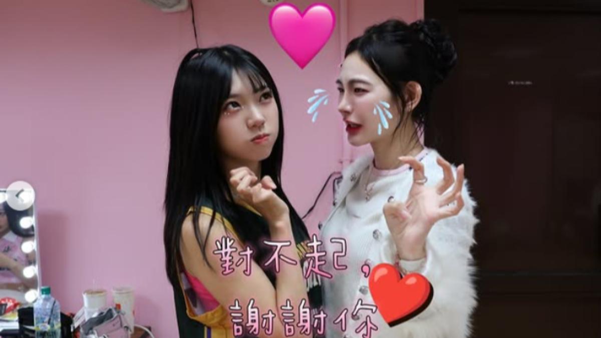 海莉感謝安汝臨時幫她代班。(圖/翻攝自iam_hyerii IG)
