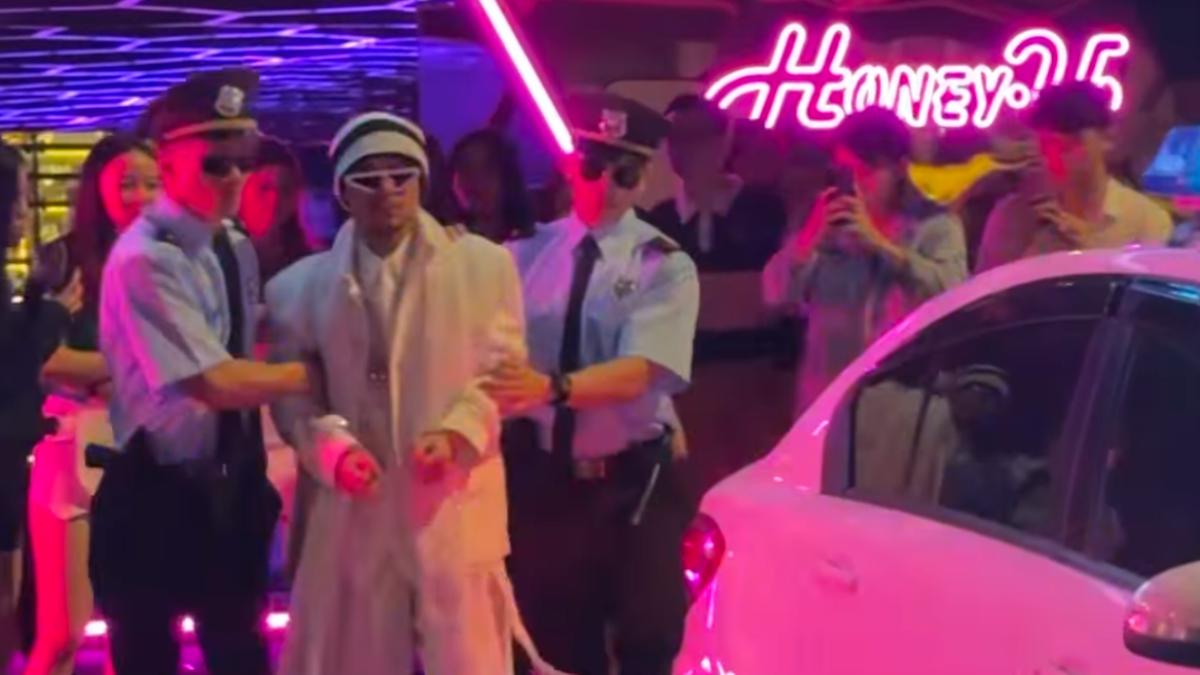 驚!41歲大咖男星凌晨酒吧遭逮 上銬進警車畫面全被拍