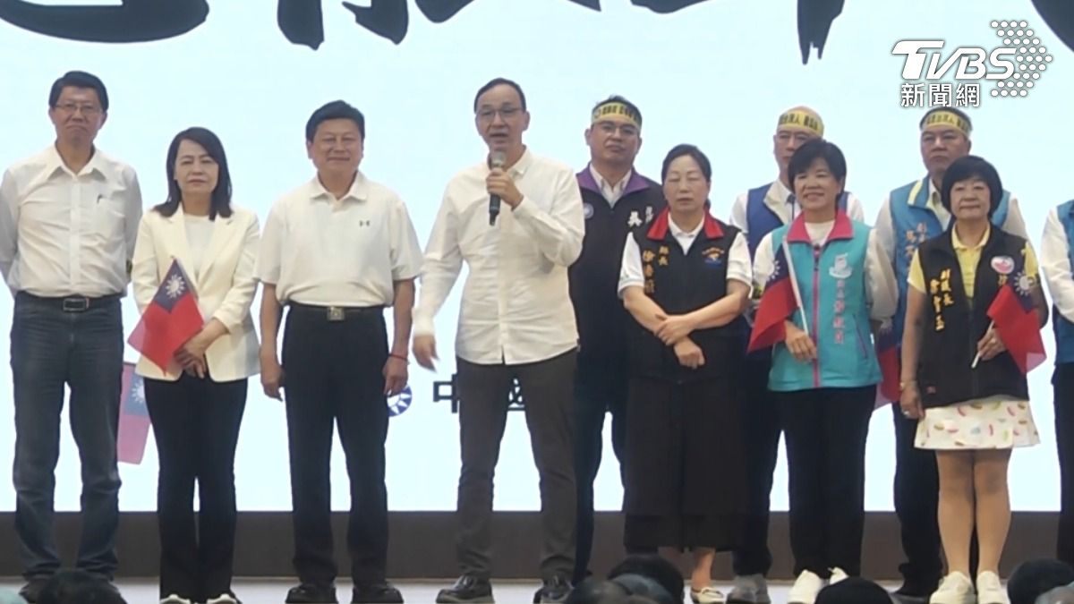 國民黨前往花蓮吉安國小宣講。（圖／TVBS）