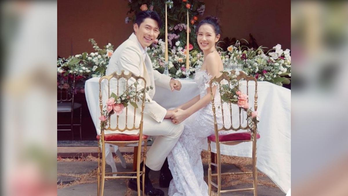 兩人婚後育有一子。(圖/翻攝自yejinhandss IG)