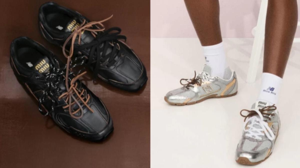 New Balance x Miu Miu球鞋3造型一次看。（圖／MIU MIU提供）