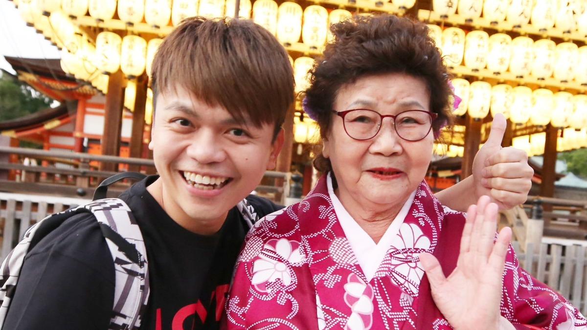 YouTuber蔡阿嘎高齡90歲的阿嬤日前過世。（圖／翻攝蔡阿嘎臉書）