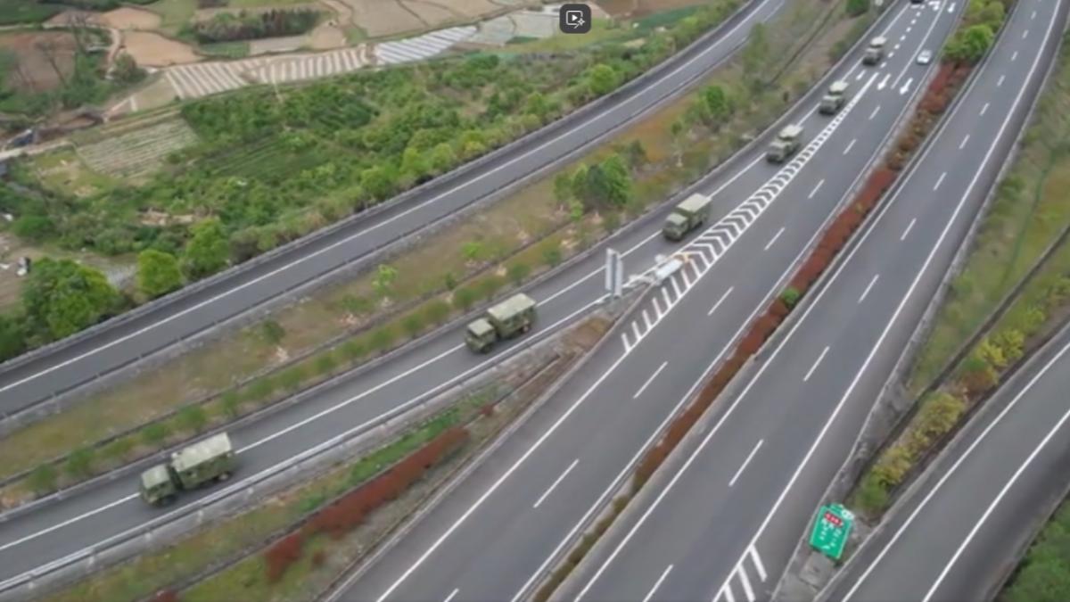 解放軍第73集團軍 檢驗遠程投送能力（圖／CCTV+）