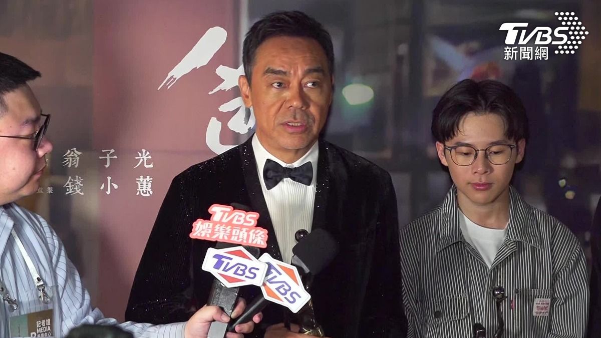 TVBS記者專程飛到香港採訪金像獎。(圖/TVBS)