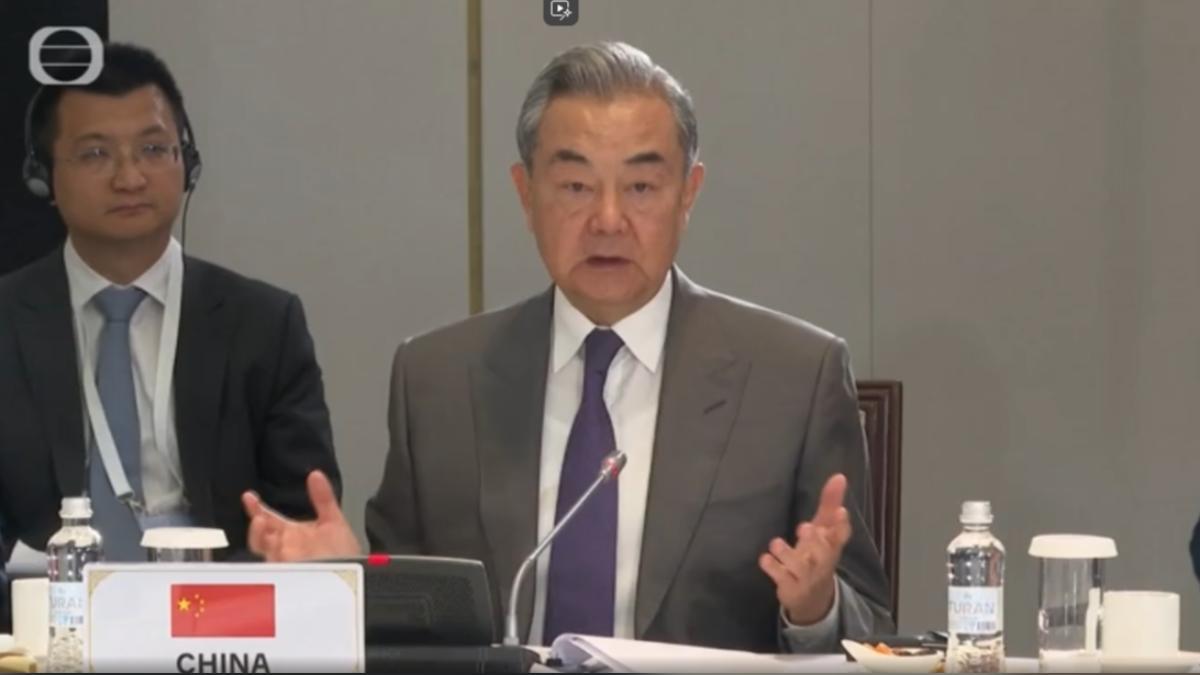 中亞外長會議 王毅批評美國一意孤行（圖／TVB）