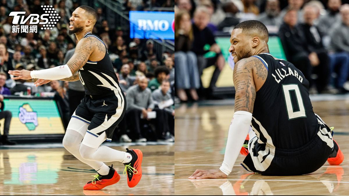 NBA/里拉德無碰撞倒地 NBA內部人士:阿基里斯腱恐斷
