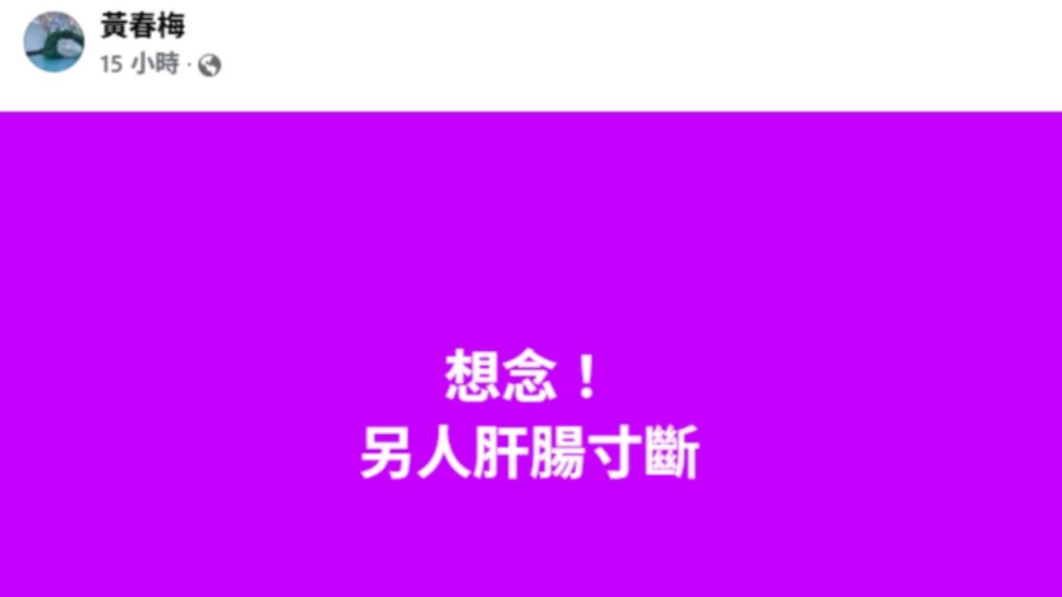 S媽發文訴說思念。(圖/翻攝S媽臉書)