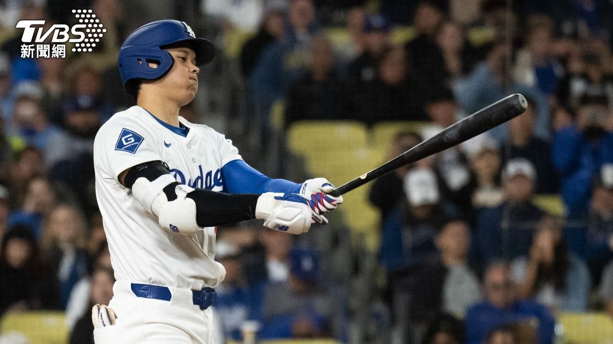 洛杉磯道奇日籍巨星大谷翔平近期打擊手感相當低迷。(圖/達志影像美聯社)