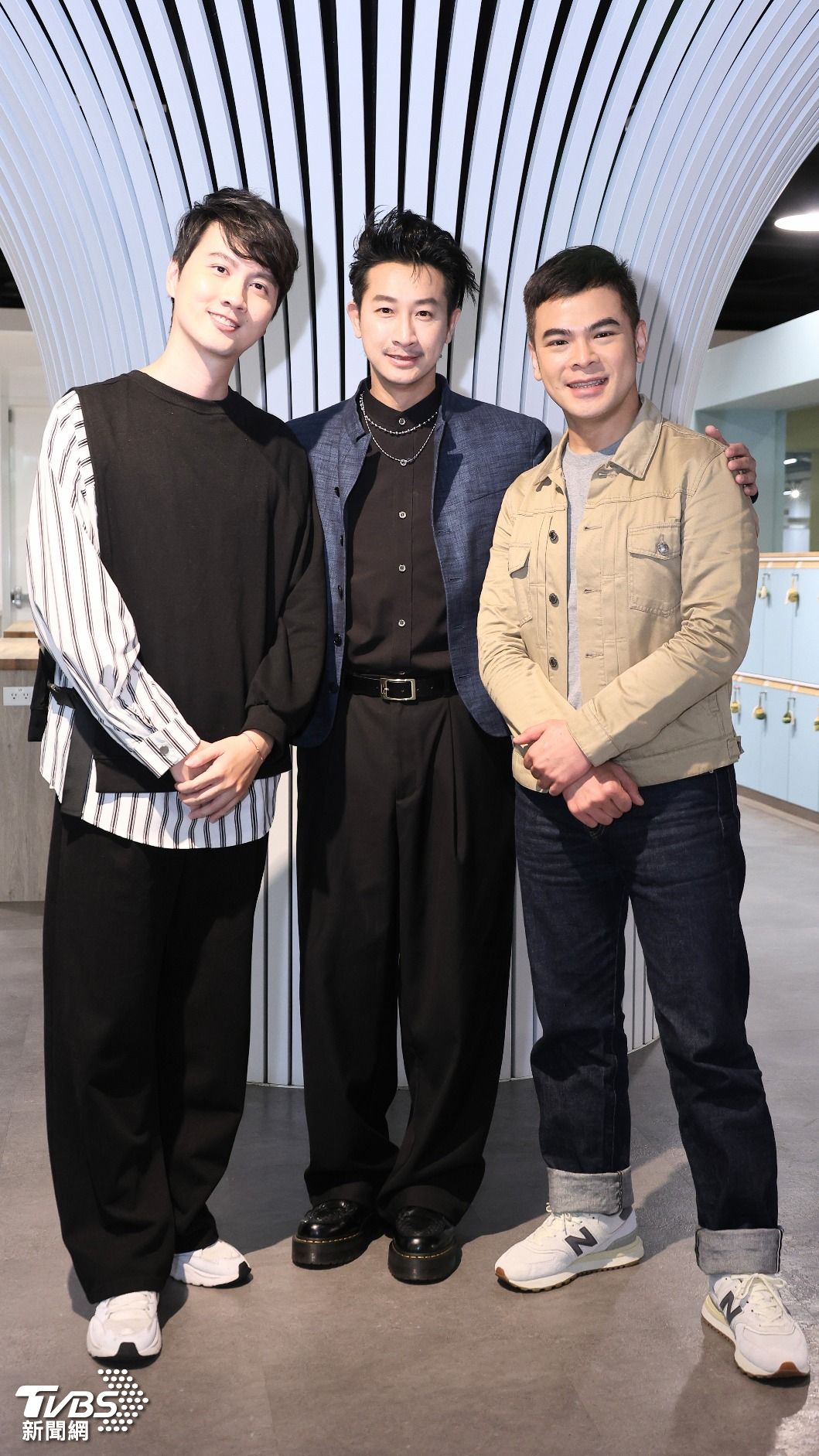 左起張捷、Darren、蘇達出席《院長爸爸》媒體茶敘。（圖／張哲鳴攝）