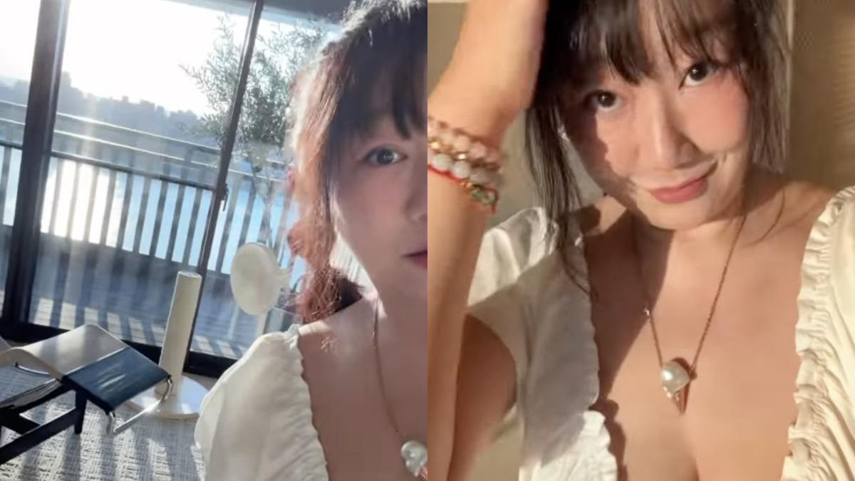 「台派女神」秀低胸裝!零濾鏡真面目曝 網驚呼:會不會太超過