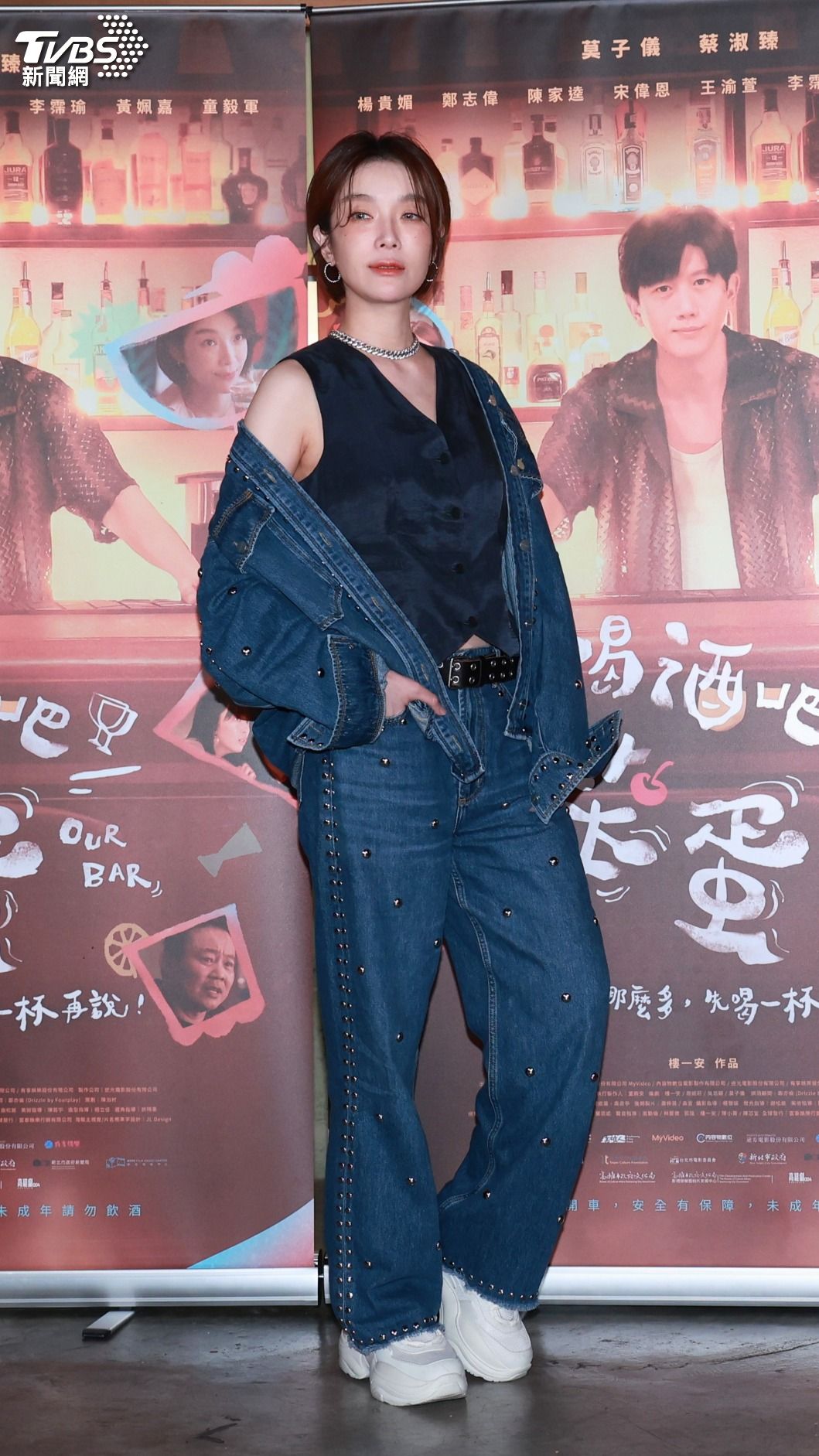 蔡淑臻繆思形象美艷。(圖/趙世平攝)
