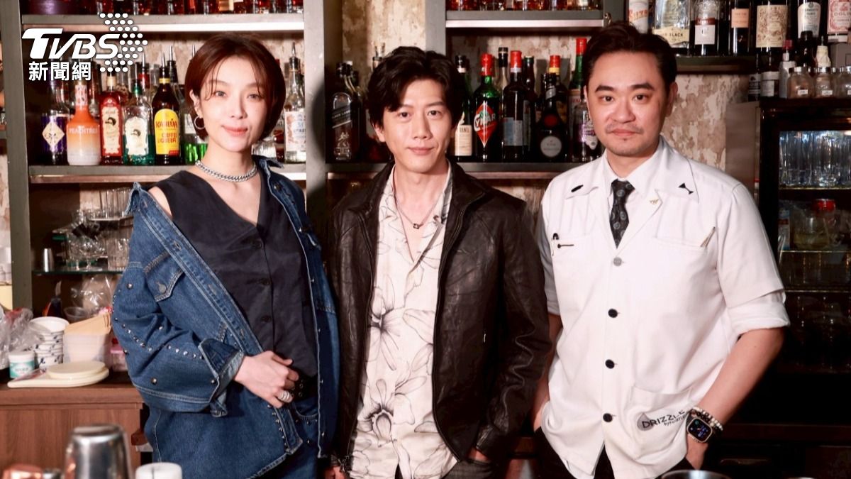 蔡淑臻（左起）、莫子儀、Allen鄭亦倫合照。（圖／趙世平攝）