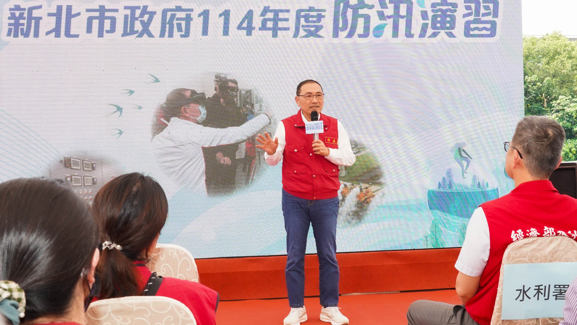 智慧防汛一機掌握!侯友宜:精準預判、強化及時防汛作為