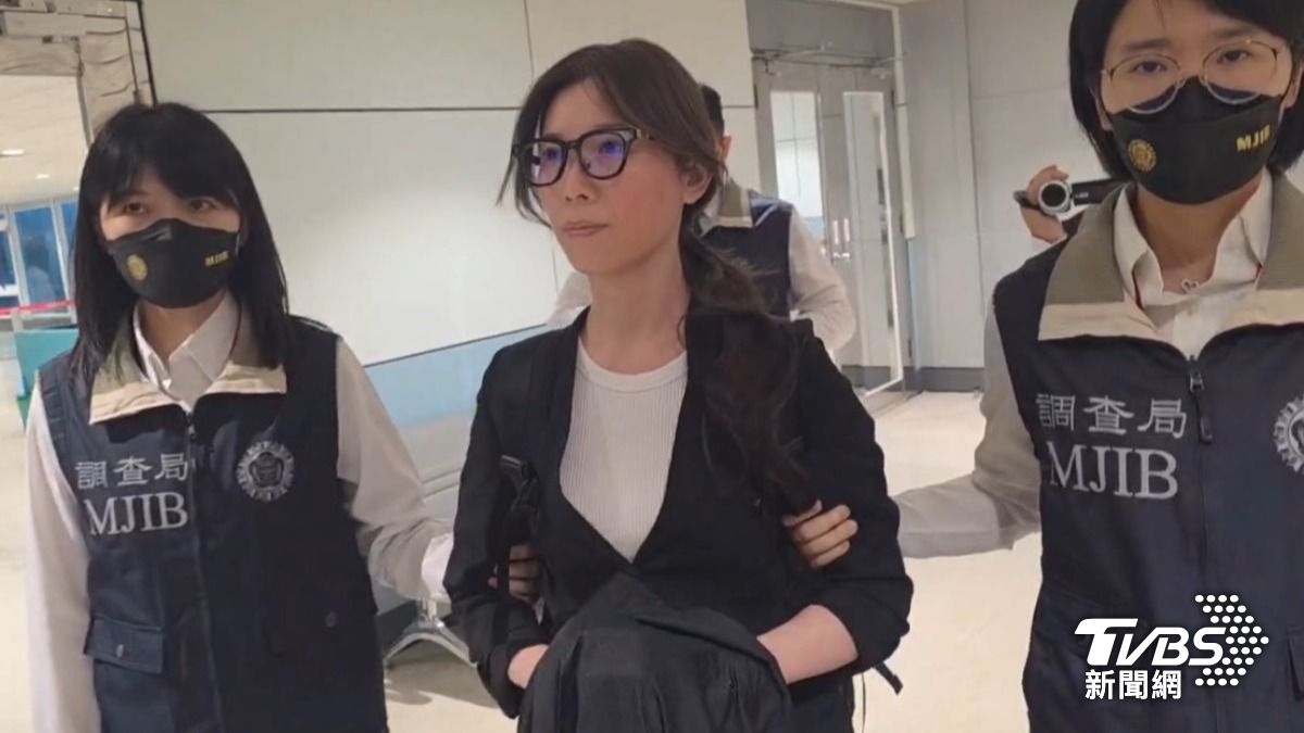貴婦奈奈今(1)日清晨抵台。(圖/TVBS)