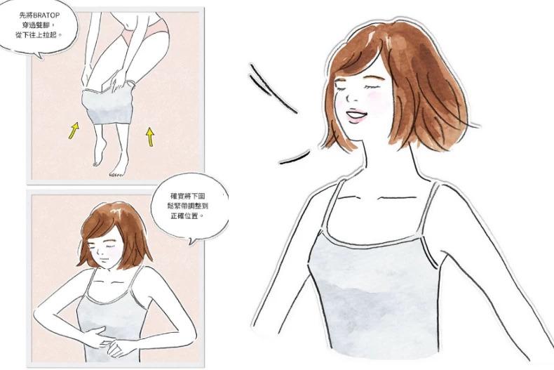 BRA TOP怎麼穿?(圖/UNIQLO提供)