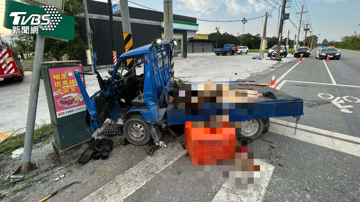 花蓮小貨車自撞2死!4人相約打獵 後車斗乘客「頭顱破裂亡」