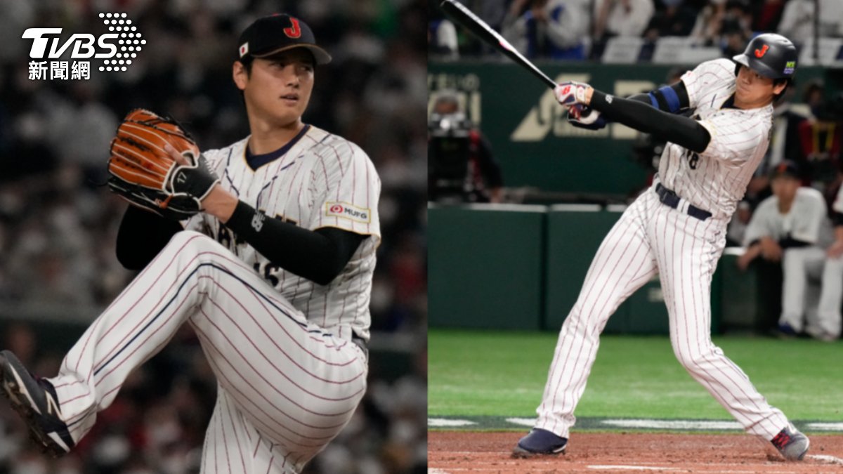 大谷翔平在上屆經典賽中,展現超高水準的二刀流實力,帶領日本奪冠。(組圖/達志影像美聯社)