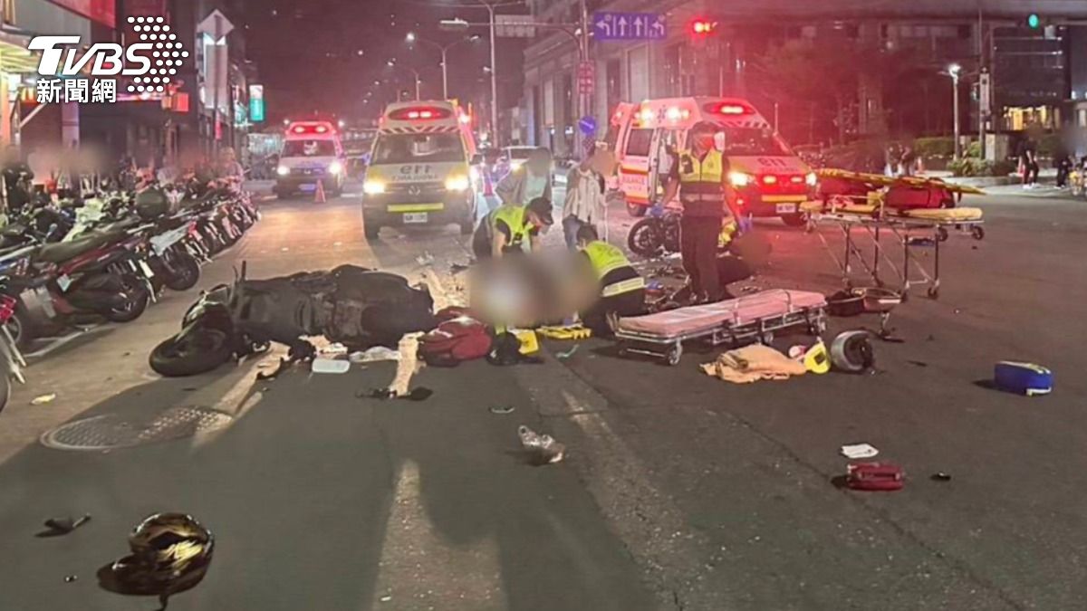 黃牌撞黃牌！汐止左轉重機與直行重機相撞　1死2傷