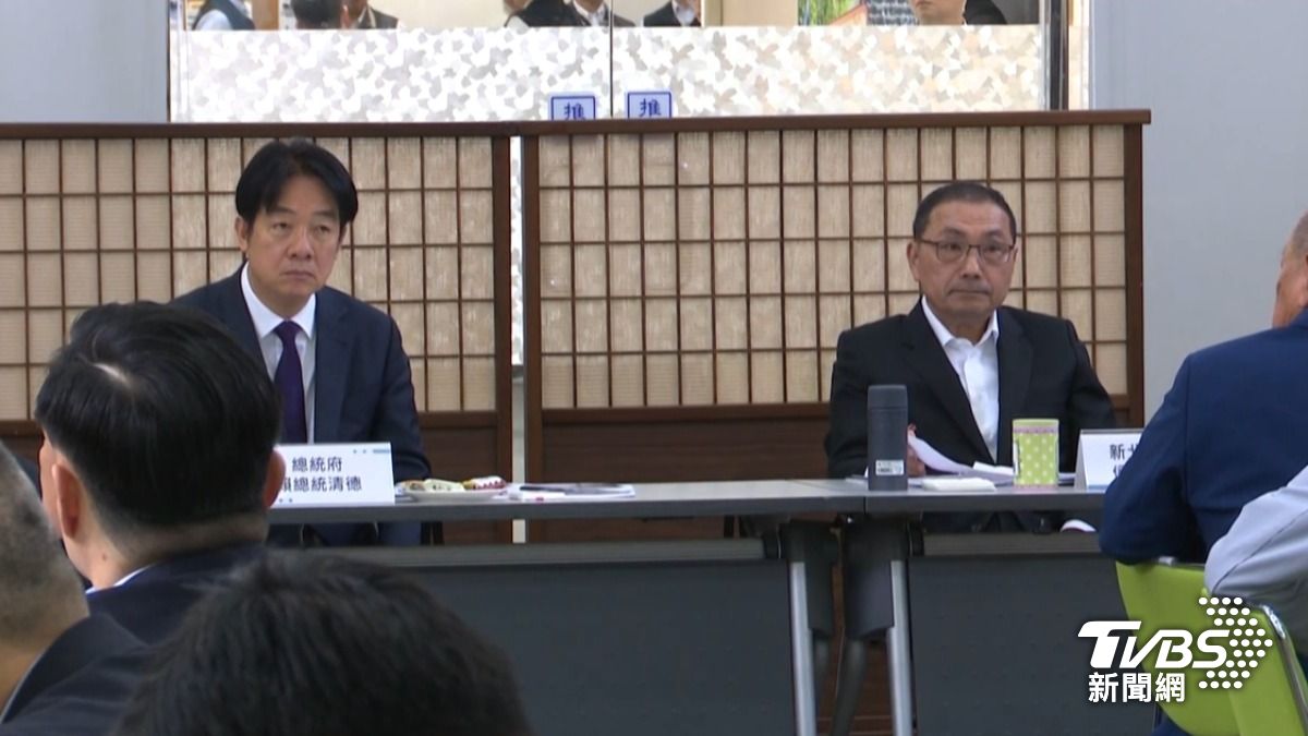 侯友宜丟直球!當面喊話賴清德「不要用選舉思維治理國家」