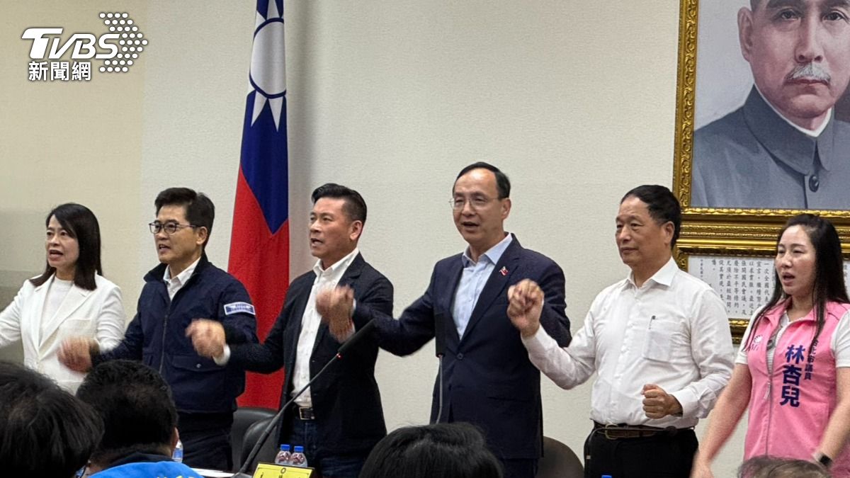 國民黨今天召開台北市黨部第20屆第1次市委員、顧問臨時會議。(圖/陳怡潔攝)