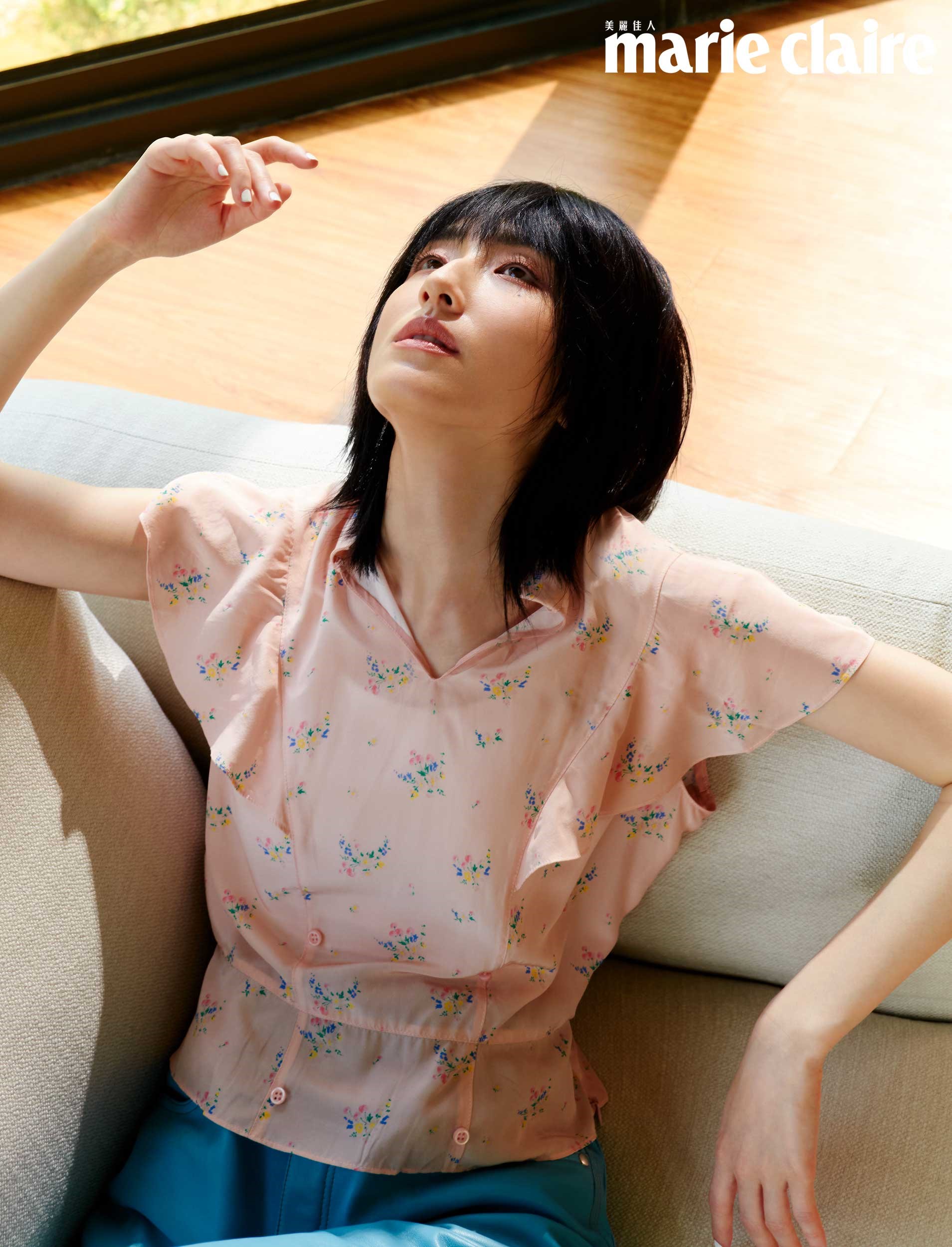 柯佳嬿以俏麗短髮造型入鏡。(圖/美麗佳人提供)