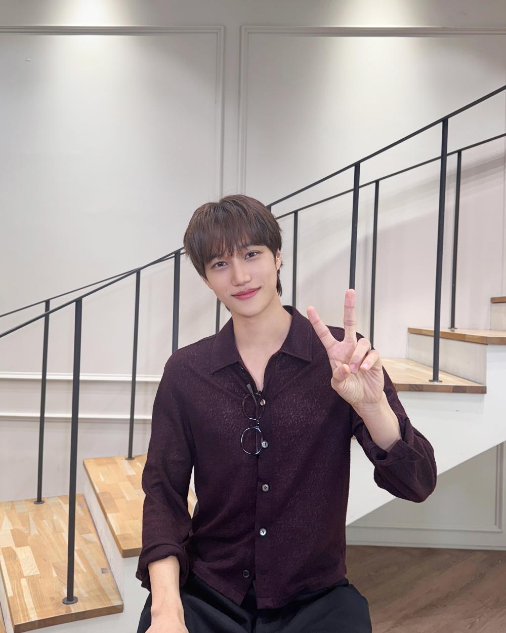 即將在7月來台的KAI也向台灣粉絲告白。(圖/SM Entertainment提供)
