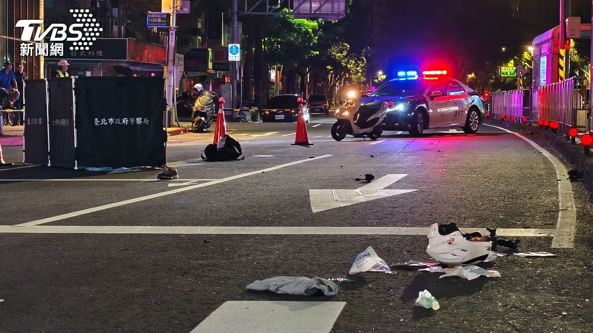 北市93歲失智翁夜闖車道 遭機車撞擊不幸身亡
