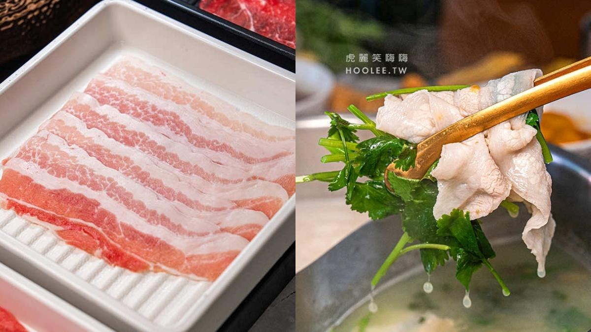 「玫瑰豬五花」油脂分布均勻。(圖/「虎麗笑嗨嗨」提供)