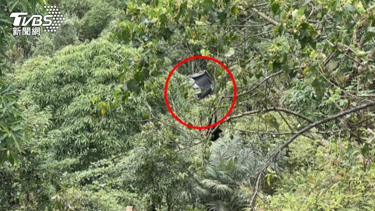 宜蘭武荖坑車禍!皮卡車「墜10米懸崖」卡樹叢 駕駛死亡