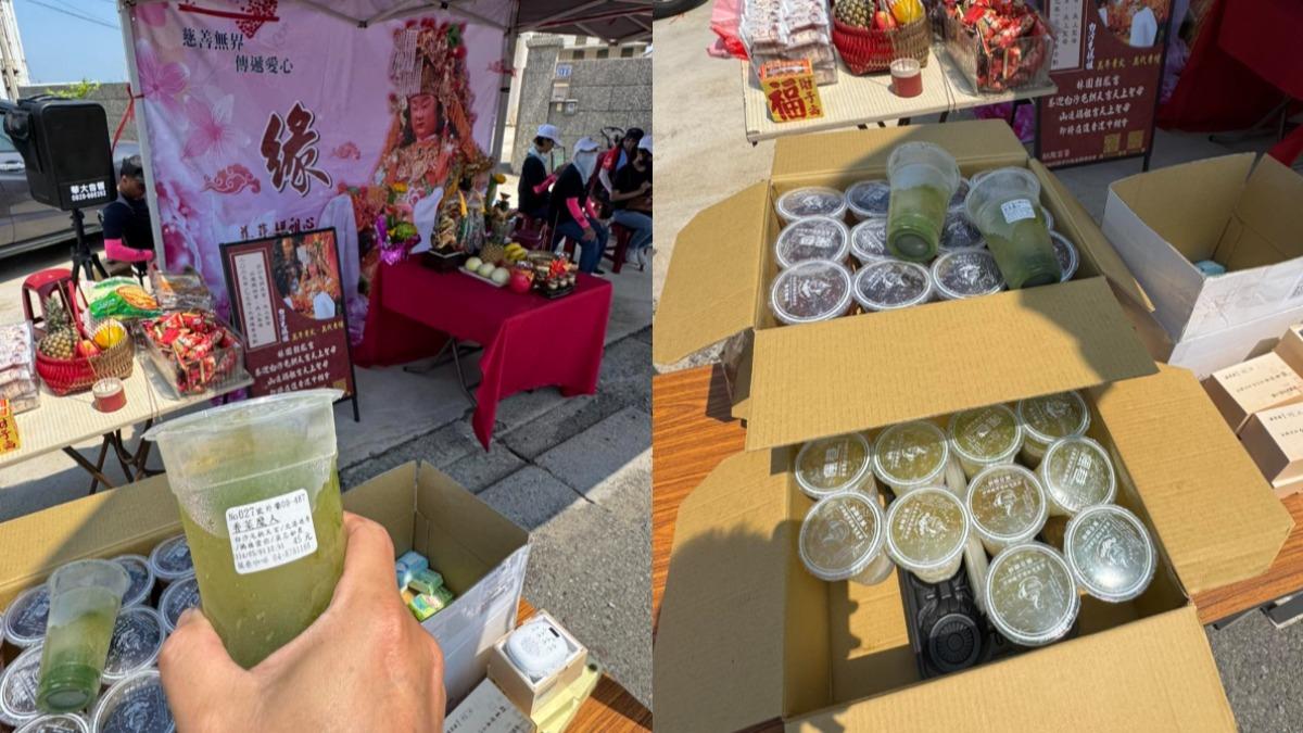 結緣品大挑戰!白沙屯媽祖進香 3千杯「香菜咖啡」加碼發放
