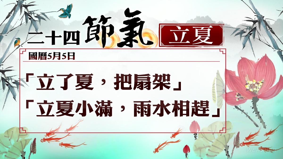 今日為立夏節氣。(圖/TVBS)