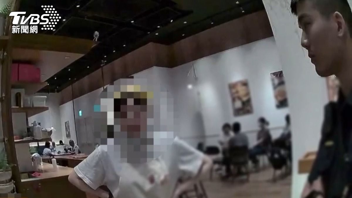 警方到場畫面。（圖／TVBS）