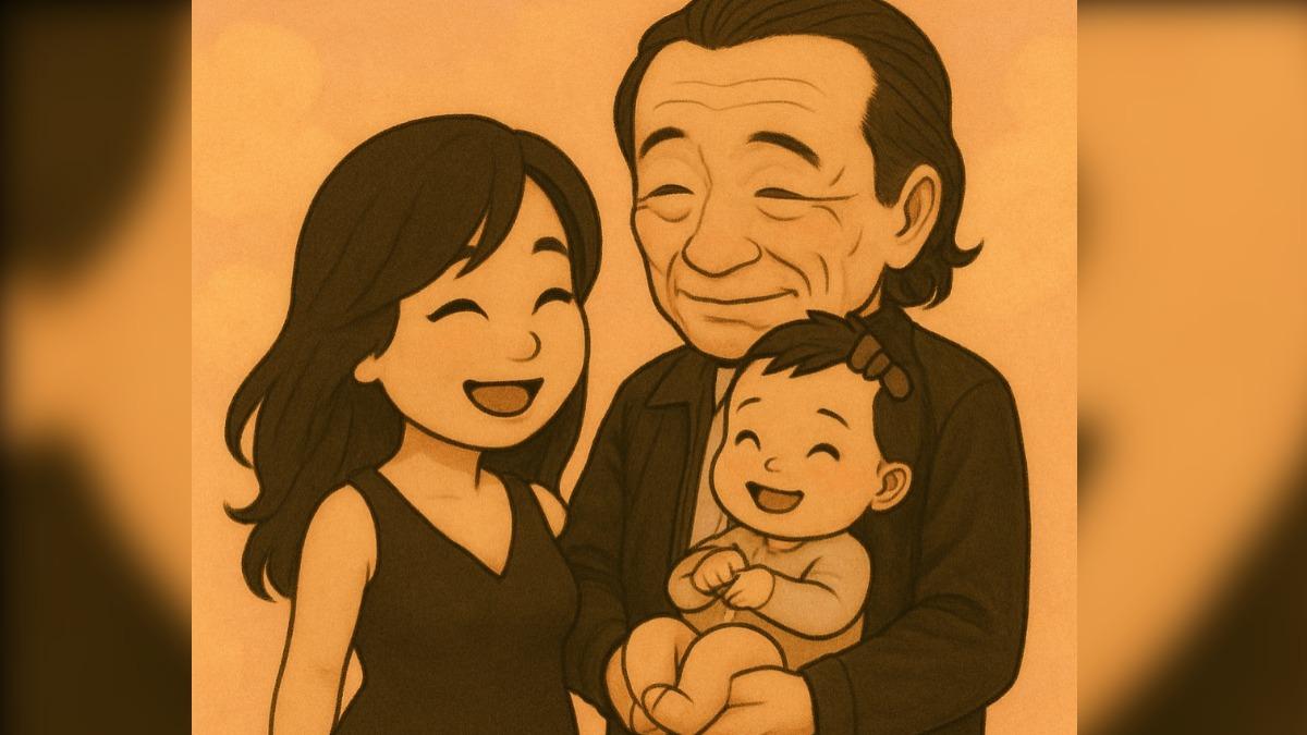 許允樂分享AI生成的圖片。(圖/翻攝許允樂臉書)