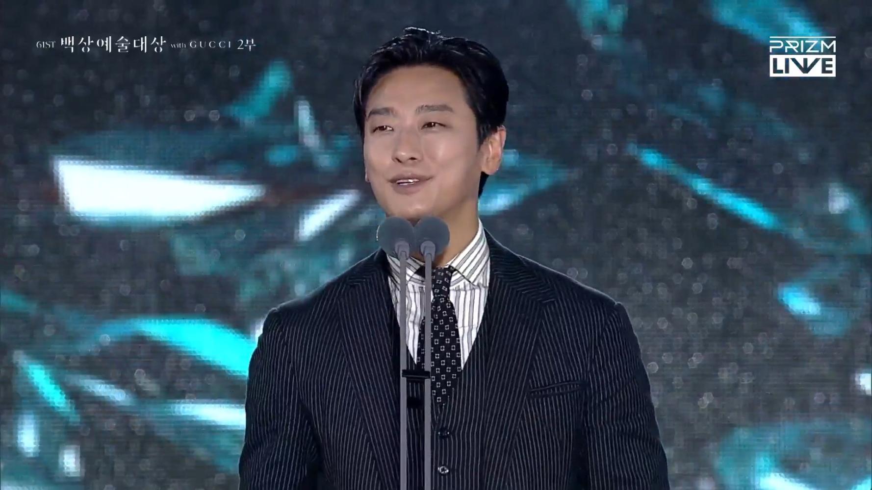 朱智勛深感要有各個工作人員幫忙才能成就一名演員。(圖/翻攝自翻攝自prizm)