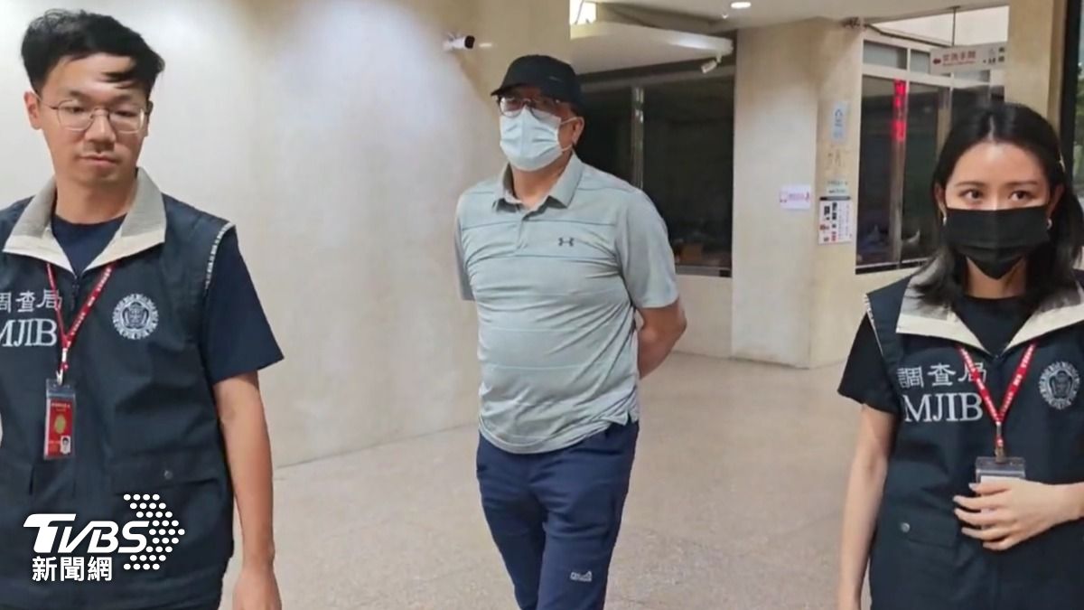 前立委陳宜民助理蔡宗成聲押禁見。(圖/TVBS)